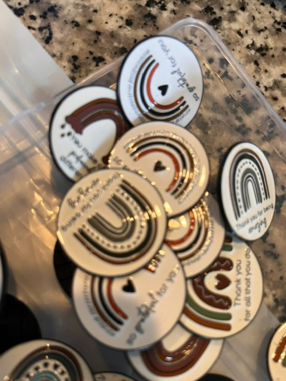 24 PIN AND CARD  THANK YOU/APPRECIATE